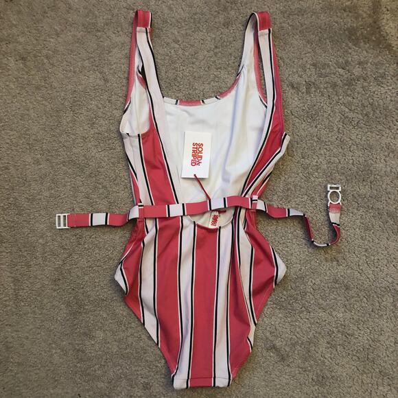 Solid & Striped THE ANNE-MARIE BELT COSMIC STRIPE sz S NWT's - Picture 6 of 7